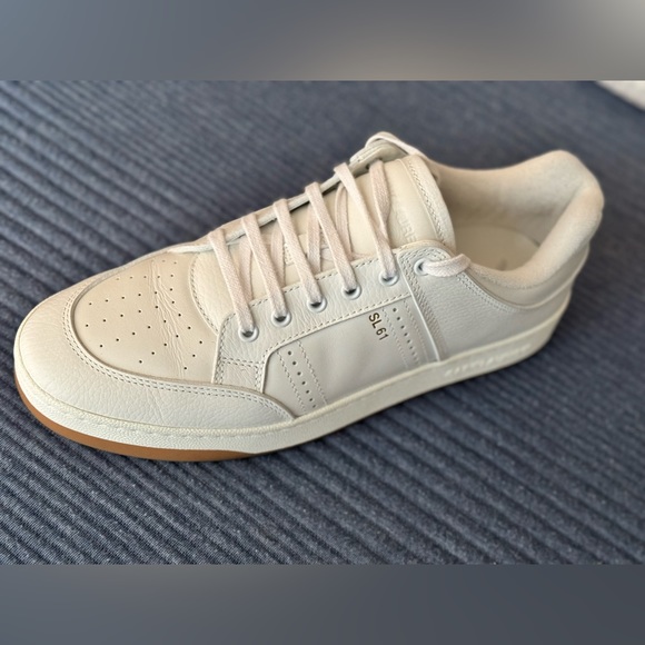 Saint Laurent white sneakers. Tried on once but didn't fit! Great condition - Picture 4 of 7